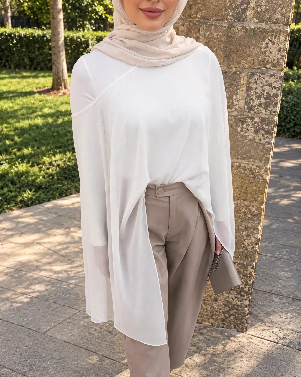 Voile Ivoire Cape