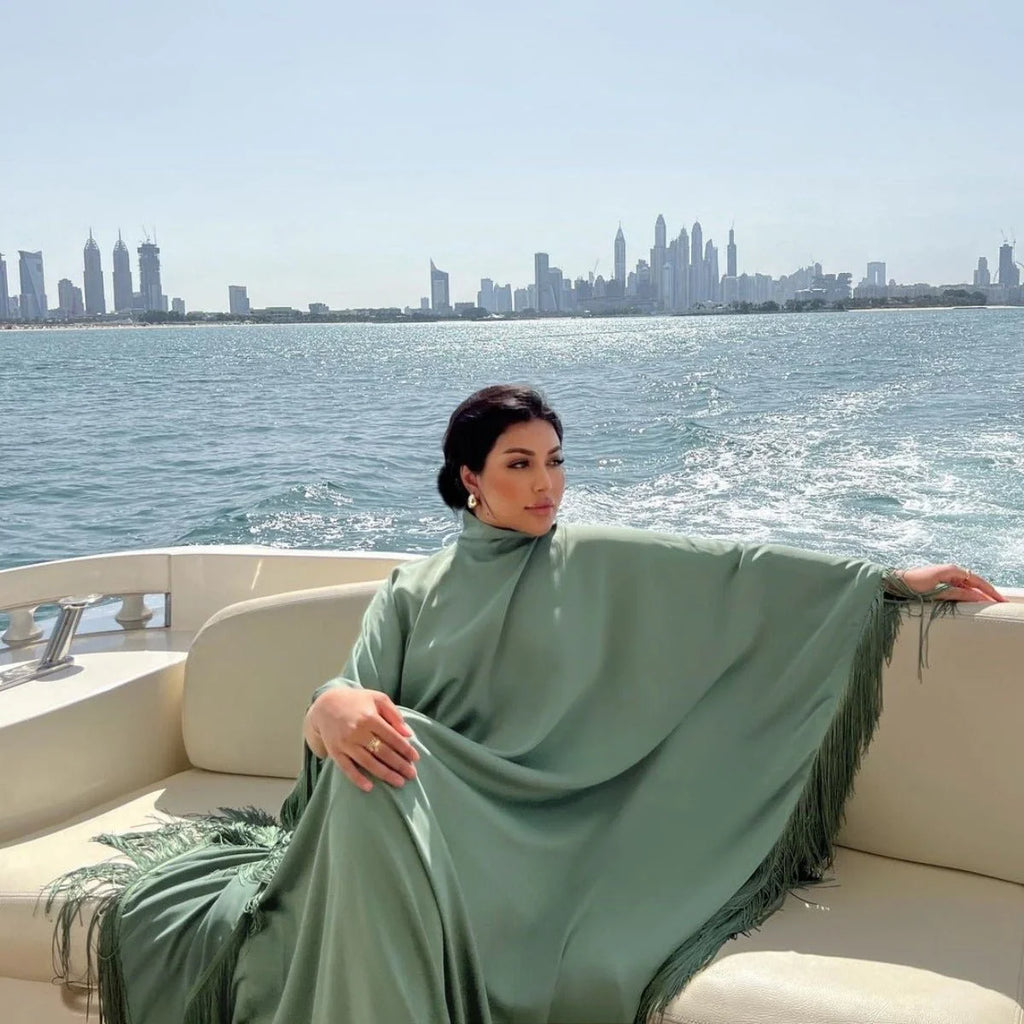 Caftan Frangé - Sage
